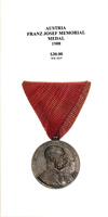 Franz Josef Memorial Medal 1908 - Obverse