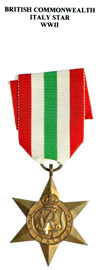 Italy Star WWII