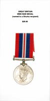 WWII War Medal (named to a Ghurka recipient)