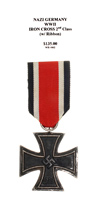 Iron Cross 2nd Class, suspension ring hallmarked '55' (made by J.E. Hammer and Sohne, Geringswalde) - Obverse