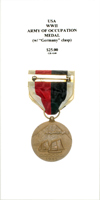 WWII Army of Occupation Medal - Reverse