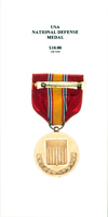 National Defense Medal - Reverse