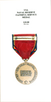 Naval Reserve Faithful Service Medal - Reverse