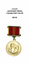 Centenary Medal for Military Valor
