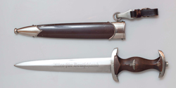 WWII German SA Dagger. RZM M7/29 (Klittermann & Moog G.M.B.H.  Solingen) maker marked