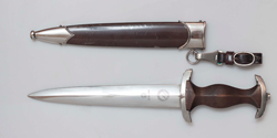 WWII German SA Dagger. RZM M7/29 (Klittermann & Moog G.M.B.H.  Solingen) maker marked