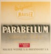The Mauser Banner Parabellum 7.65mm and 9mm