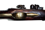 Ketland & Co. .60 Caliber Flintlock Pistol. 7-½ inch round brass barrel.