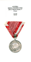 Medal for Bravery - Reverse
