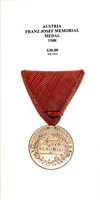 Franz Josef Memorial Medal 1908 - Reverse