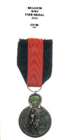 WWI Yser Medal 1914 - Obverse