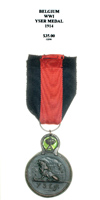 WWI Yser Medal 1914 - Reverse