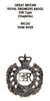 Royal Engineers Badge Obverse
