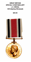 Special Constabulary L.S. Medal GVI (Sydney Winwood)