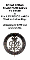 Silver War Badge