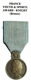 Youth and Sports Award - Knight (Bronze)