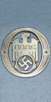 WWII German D.D.A.C. vehicle plaque