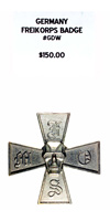 Freikorps Badge - Obverse