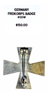 Freikorps Badge - Reverse