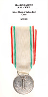 Silver Merit of Italian Red Cross - Reverse