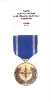 NATO Service Medal (with ribbon for the Former Yugoslavia) - Obverse