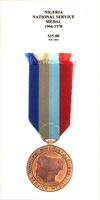 National Service Medal 1966-1970 - Obverse