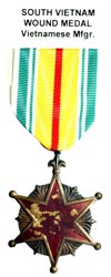 Wound Medal (Vietnamese Manufactured)