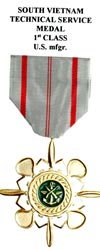 Technical Service Medal 1st Class (U.S. Manufactured)