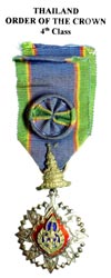 Order of the Crown 4th Class