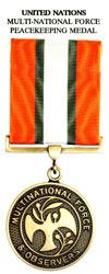 Multi-National Force Peace Keeping Medal