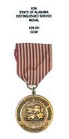 State of Alabama Distinguished Service Medal