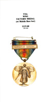 USA WWI Victory Medal - with Mobile Base bar