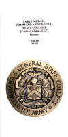 Table Medal Command and General Staff College