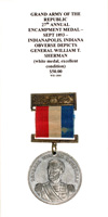 Grand Army of the Republic 27th Annual Encampment Medal September 1893 - Obverse