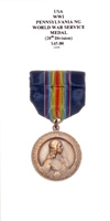 WWI - Pennsylvania NG World War Service Medal - Obverse