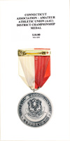 Connecticut Association - Amateur Athletic Union (AAU) District Championship Medal - Reverse