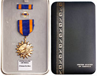 Air Medal - Includes the original Vietnam era outer boxes for the display cases shown here.