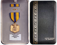 Air Force Commendation Medal - Includes the original Vietnam era outer boxes for the display cases shown here.