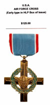 Air Force Cross (Early type in HLP Box of Issue)