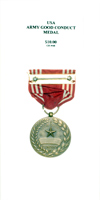 WWII Army Good Conduct Medal - Reverse
