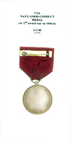 Navy Good Conduct Medal - Reverse