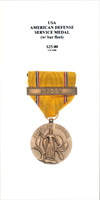American Defense Service Medal - Obverse