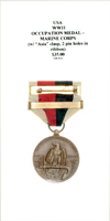 WWII Occupation Medal - Marine Corps - Reverse