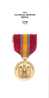 National Defense Medal - Obverse