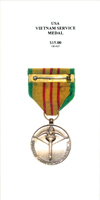 Vietnam Service Medal - Reverse