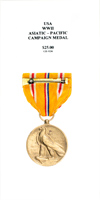 WWII Asiatic - Pacific Campaign Medal - Reverse