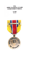 Army National Guard Achievement Medal - Reverse