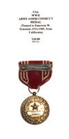 WWII Army Good Conduct Medal - Reverse