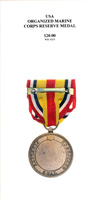 Organized Marine Corps Reserve Medal - Reverse