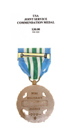 Joint Service Commendation Medal - Reverse